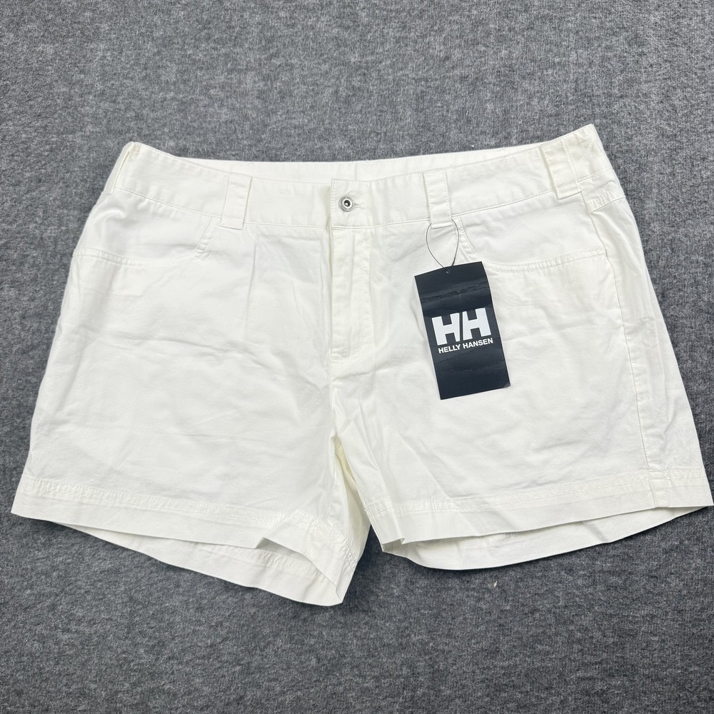 Helly‎ Hansen Halifax Shorts Womens 34 White Casual Outdoor Pockets Lightweight